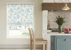 Pampas Grass Blue Topaz - Roman Blind