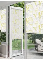 Meadow Leaf Yellow Perfect Fit Roller Blind