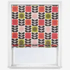 Orla Kiely Spot Flower Stem Tomato And Pink Roman Blind
