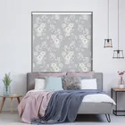 Camelia Grey Blackout Roller Blind - Light Blocking Shade