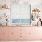 Floral Scatter Blush Cordless Roller Blind