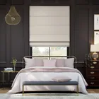 Osaka Faux Silk Smokey Quartz Roman Blind