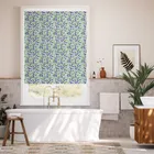 Twist2go Indian Summer Ditsy Cobalt & Duck Egg Roller Blind