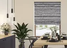 Bohemian Black - Roman Blind