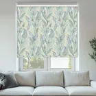 Eden Palm Blue Cordless Roller Blinds - Shop Now
