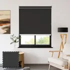 Pvc Blackout Anthracite Wipe Clean Roller Blinds