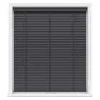 Graphite Grey Luxury Real Wood Uk - Wooden Blinds