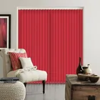 Mono Fr Red Vertical Blinds