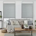 Storm Silver Roman Blinds