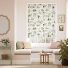 101 Dalmatians Soft Green Rose Roman Blind