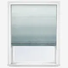 Casamance Winona White Anthracite Roman Blind