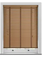 Desert Oak Grained Taped Faux Wood Blind