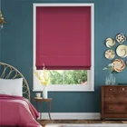 Bijou Linen Magenta Roman Blind