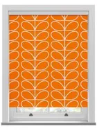 Orla Kiely Jumbo Linear Stem Persimmon Roller Blind