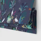 Sara Miller Heron Smokey Blue Motorised Blinds Uk