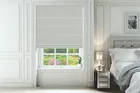 Joni Silver - Textured Roman Blind