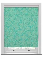 Sara Miller Little Leaves Green Roller Blind