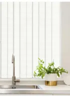 Carrara White Waterproof 89mm Vertical Blind