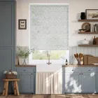 William Morris Strawberry Thief Voile Silver Grey Roller Blind