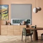 Origin Hopsack Chrome Bottom Bar Roller Blind