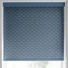 Laura Ashley Musica Made To Measure Blackout Roller Blind Dusky Seaspray