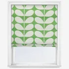 Orla Kiely Jumbo Solid Stem Green Roman Blind