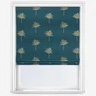 Sara Miller Small Palm Tree Forest Green Roman Blind