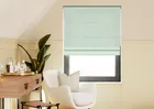 Faux Suede Duckegg - Roman Blind