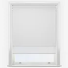 Carnival Blackout China White & White Double Roller Blind