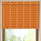 Orla Kiely Linear Stem Made To Measure Blackout Roller Blind Persimmon