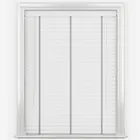 Dalby Pure White With Steel Tapes Wooden Venetian Blinds