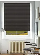 Stratus Black Sheer Cordless Spring Loaded Roller Blind