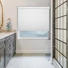 Negev White No Drill Roller Blind