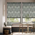 William Morris Honeysuckle & Tulip Slate Roman Blind