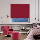 Bedtime Crimson Red Cordless Roller Blind