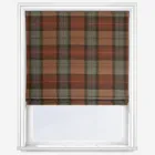 Moon Skye Burnt Orange Roman Blind
