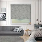 Cape Tulip Silver No Drill Roller Blind