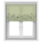 Twistfit Sara Miller Palm Garden Border Soft Olive Blinds Uk