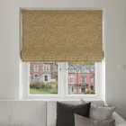 William Morris At Home Larkspur Woven Ochre No Drill Blinds Uk