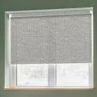 Mariella Charcoal (sheer) Grip Fit Roller Blinds