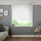 Insta Fit No Drill Petunia Blackout White Roller Blinds - Fit In 30 Se