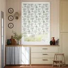 Monkey Tree Blue & Green Roller Blind