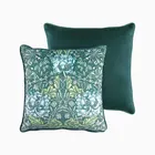 William Morris Honeysuckle & Tulip Moonstone Cushion