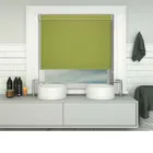 Shower Safe Lime Pelmet Roller Blind