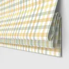 Laura Ashley Cove Check Ochre Motorised Blinds Uk