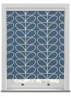 Orla Kiely Jumbo Linear Stem Marine Roller Blind