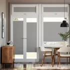 Stick On Duoshade Grain Urban Grey Thermal Blind