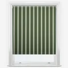 Emily Bond Parasol Stripe Fern Green Roller Blind