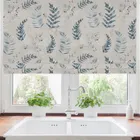 Bude Made To Measure Roman Blind Sky Blue