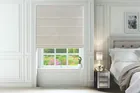 Bolzano Silver - Textured Chenille Roman Blind